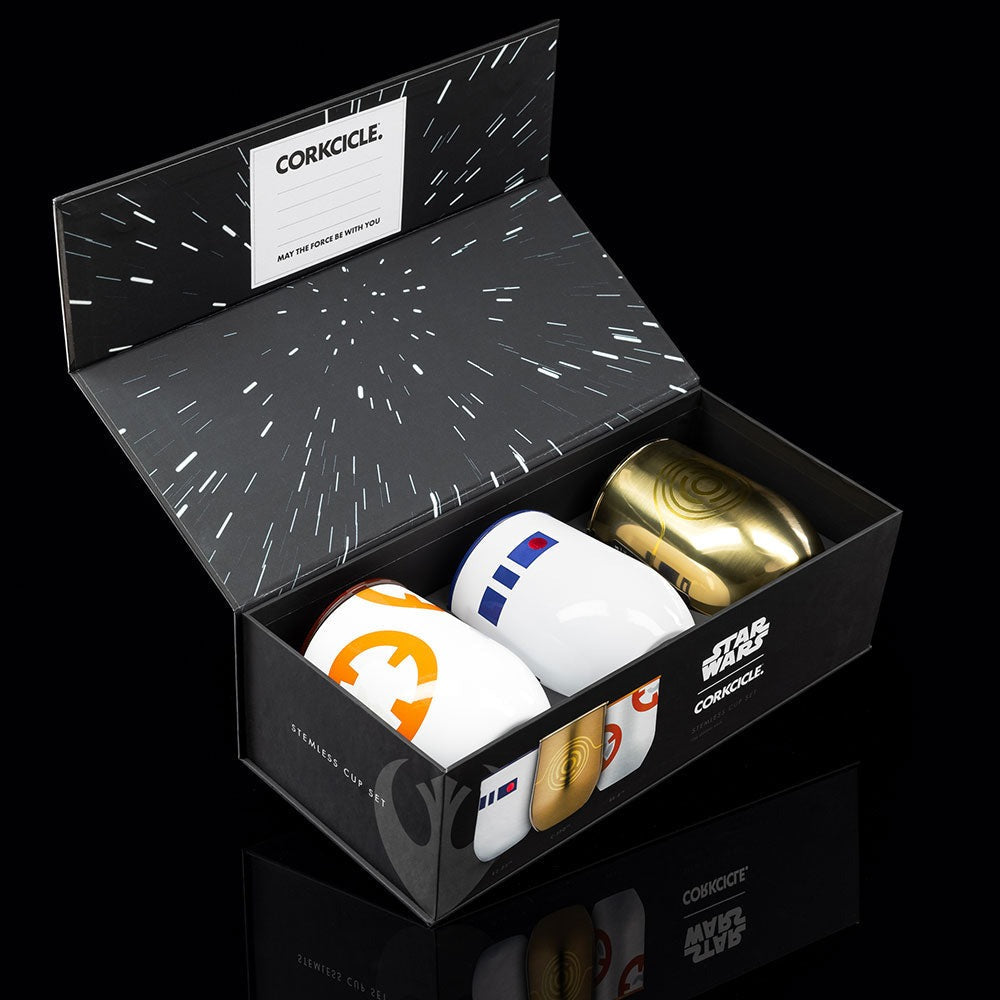 Star WarsTM Droids Stemless Set (3)